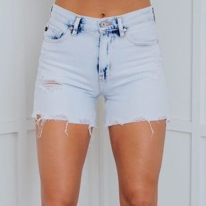 NEW High rise light washed Jean shorts